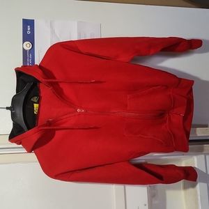 RED ZIPPER HOODIE BOYS